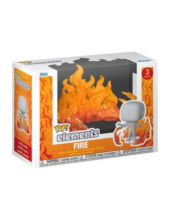 Diorama Elements Fire Funko GEEK Collection vue de profil