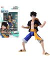 Figurine Monkey D. Luffy version Dressrosa, collection Anime Heroes 17cm, licence One Piece, Bandai Red