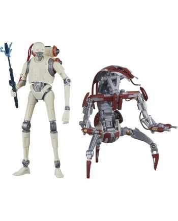 Pack de 2 figurines Star Wars KX Security Droid et Droideka Hasbro - vue de détail