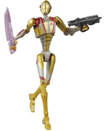 Figurine articulée Star Wars Jedi Survivor Black Series - vue de côté