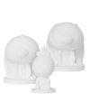 STITCH & ANGEL & SCRUMP - Set de 3 Figurines à Peindre - vue de profil