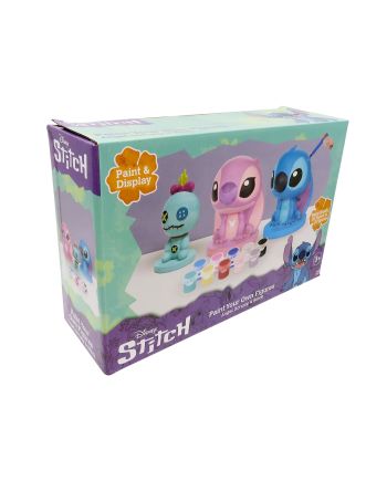 STITCH & ANGEL & SCRUMP - Set de 3 Figurines à Peindre - vue de dos