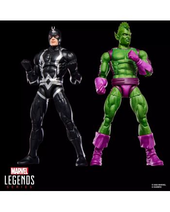 Figurine Black Bolt et Triton Marvel Legends 15cm - vue générale