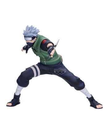 Figurine Kakashi Hatake Naruto Vibration Stars 13cm Banpresto - vue face