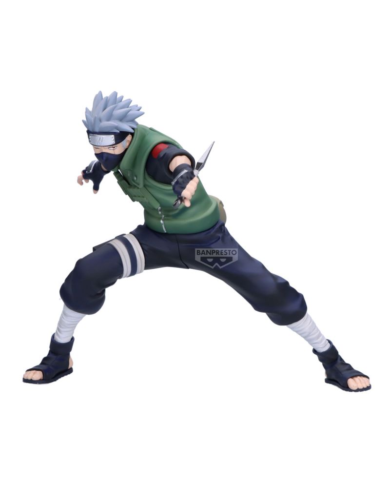 Figurine Kakashi Hatake Naruto Vibration Stars 13cm Banpresto - vue face