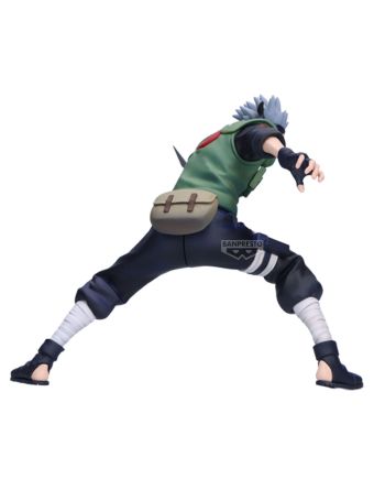 Figurine Kakashi Hatake Naruto Vibration Stars 13cm Banpresto - détail sculpture