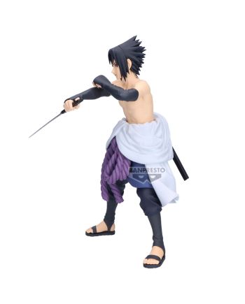 NARUTO SHIPPUDEN - Sasuke Uchiha - Figurine Grandista 24cm - vue de profil