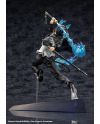 Figurine Rin Okumura Blue Exorcist détail du visage et de l'épée
