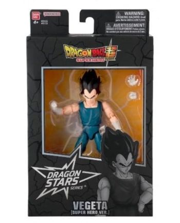 Figurine Vegeta DBS Super Hero Dragon Stars 17cm vue de profil