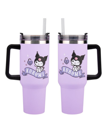 KUROMI - Travel Mug XL 900ml with straw