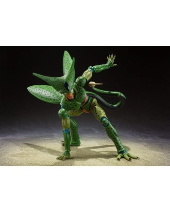 Figurine Cell Première Forme S.H. Figuarts Bandai Tamashii Nations vue de profil