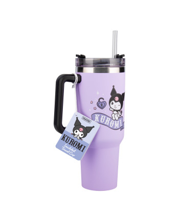 KUROMI - Travel Mug XL 900ml with straw