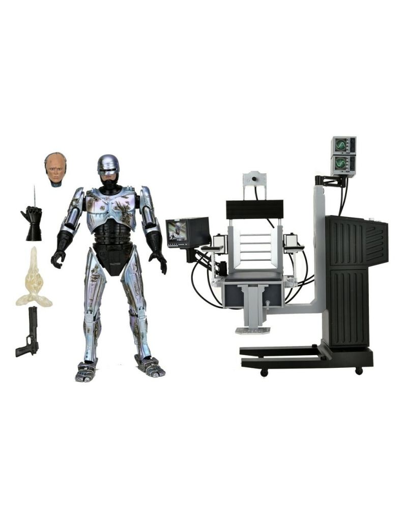 Figurine Ultimate Robocop Battle Damaged Neca vue de face 20cm