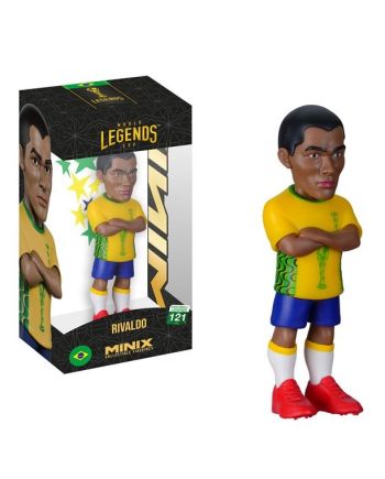 Figurine Minix Rivaldo Brésil 12cm - Coupe du Monde des Légendes