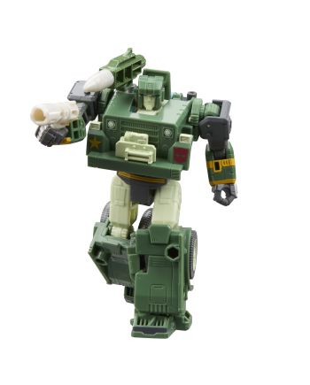 Figurine Transformers Autobot Hound Deluxe Class Hasbro 14cm - vue de profil