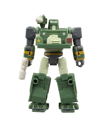 Figurine Transformers Autobot Hound Deluxe Class Hasbro 14cm - détail articulations