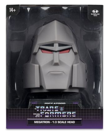 TRANSFORMERS - Megatron - Statuette Mini Réplique Tête 1/3 18cm - vue du packaging