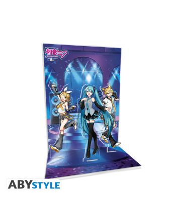 Acryl Diorama Hatsune Miku Miku & Friends ABYstyle - vue face