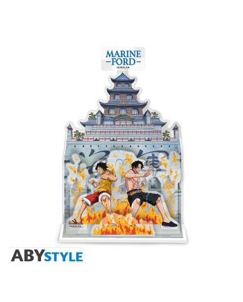 ONE PIECE - Marineford - Acryl Diorama - vue principale