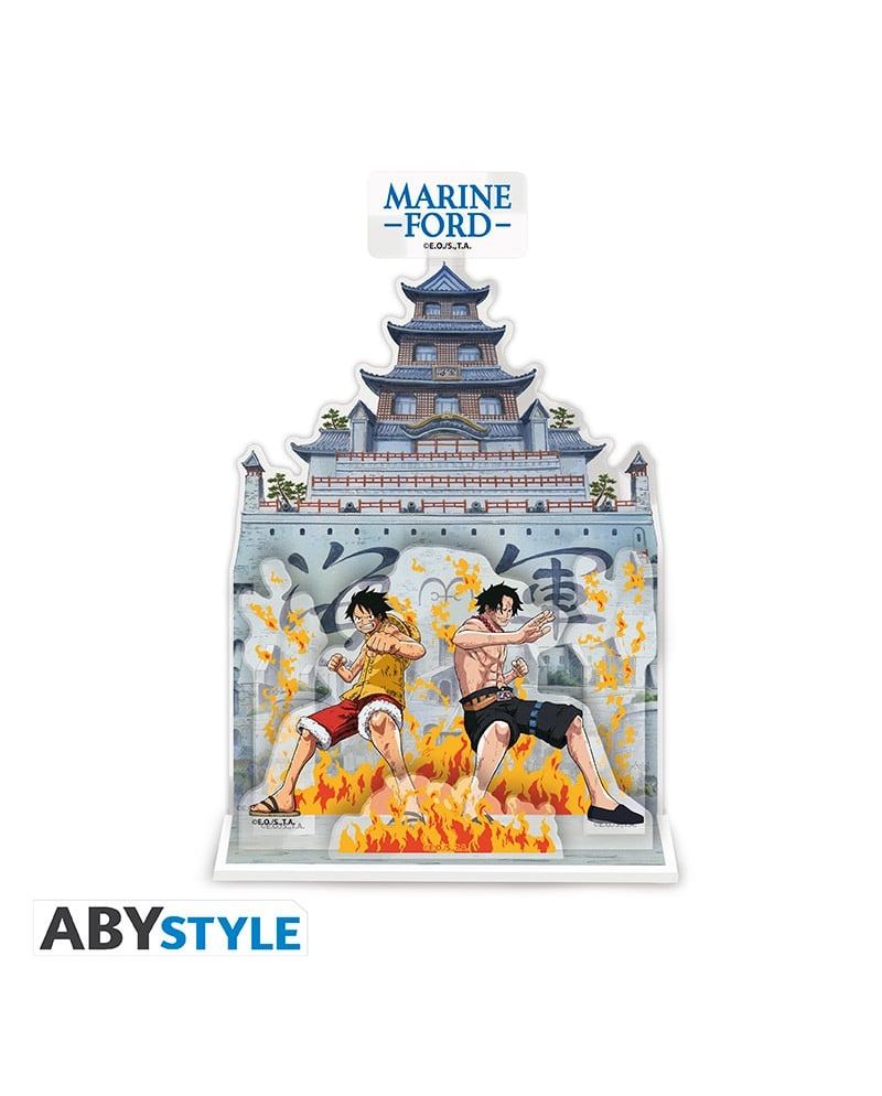 ONE PIECE - Marineford - Acryl Diorama - vue principale