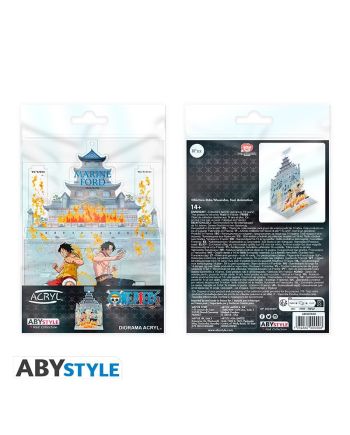 ONE PIECE - Marineford - Acryl Diorama - vue de face