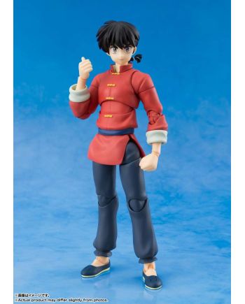 Figurine Ranma Garçon S.H. Figuarts 14cm - Ranma 1/2 Bandai Tamashii Nations - vue face