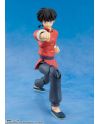 Figurine articulée Ranma Saotome forme masculine - détail du visage et de la posture