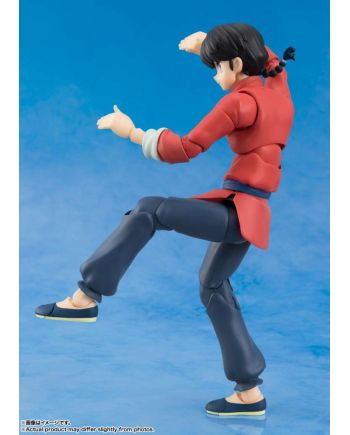 Ranma 1/2 figurine S.H. Figuarts - vue de profil montrant les articulations