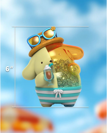 HELLO KITTY - Pompompurin - Figure Sea Breeze Series 15cm - vue de face