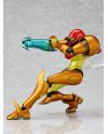 Detail du visage et du casque de Samus Aran figurine Figma