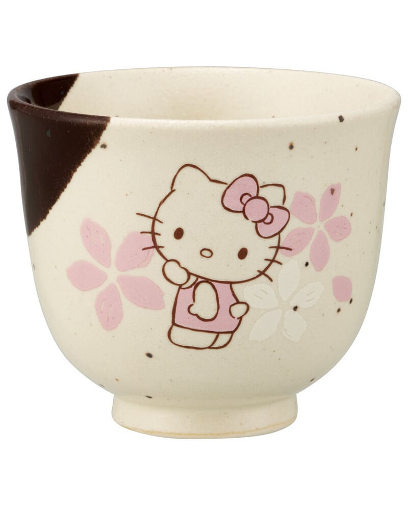 HELLO KITTY - Cherry Blossom - Tea Cup Mino 7.8x6.5cm