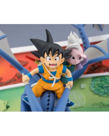 DRAGON BALL - Son Goku Mini & Supreme Kai - Statue FiguartsZERO 23cm - vue de detail