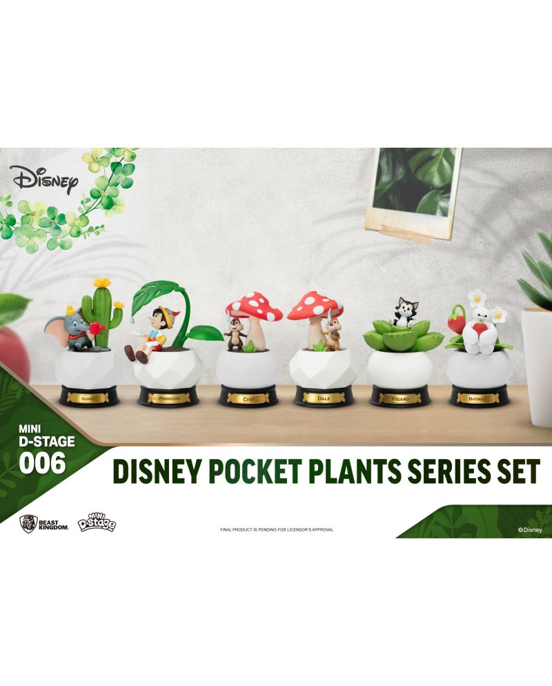 Pack de 6 figurines Disney Pocket Plant Series D-Stage Beast Kingdom