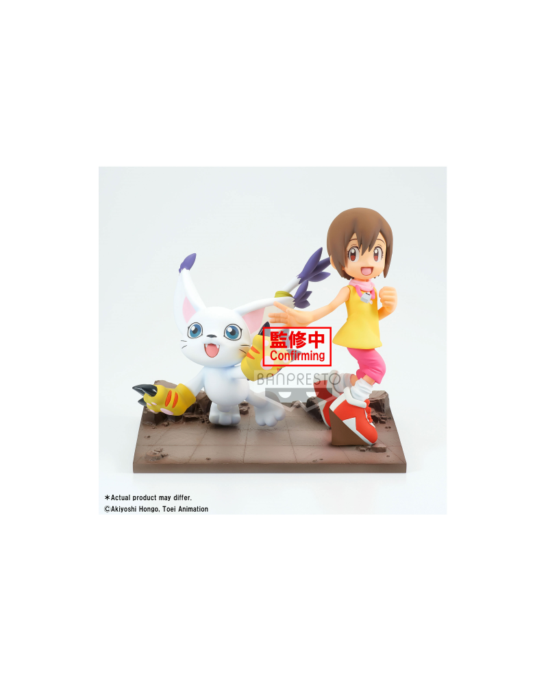 DIGIMON - Hikari & Tailmon - Figurine DXF-Adventure Archives 12cm - vue principale
