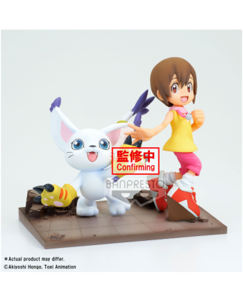 DIGIMON - Hikari & Tailmon - Figurine DXF-Adventure Archives 12cm - vue de detail