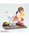 DIGIMON - Hikari & Tailmon - Figurine DXF-Adventure Archives 12cm - vue de detail