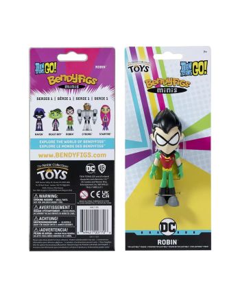 Figurine Robin Teen Titans Go Mini Bendyfigs 11cm packaging