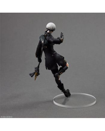 Détail du visage et du bandeau de 9S