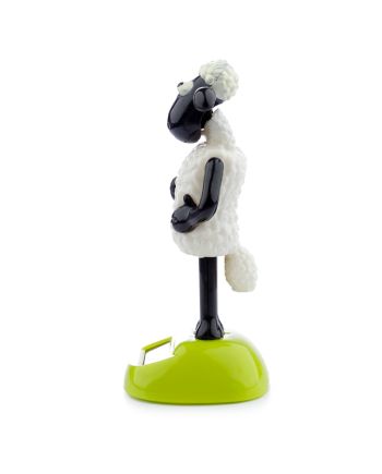 Figurine solaire Shaun le Mouton 13 cm détail du visage