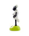 Figurine solaire Shaun le Mouton 13 cm détail du visage