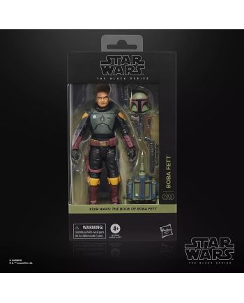 Figurine Boba Fett Black Series 15cm Star Wars vue de profil