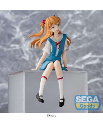 Figurine Asuka Evangelion New Theatrical Edition - Statue PM Perching 14cm vue de face