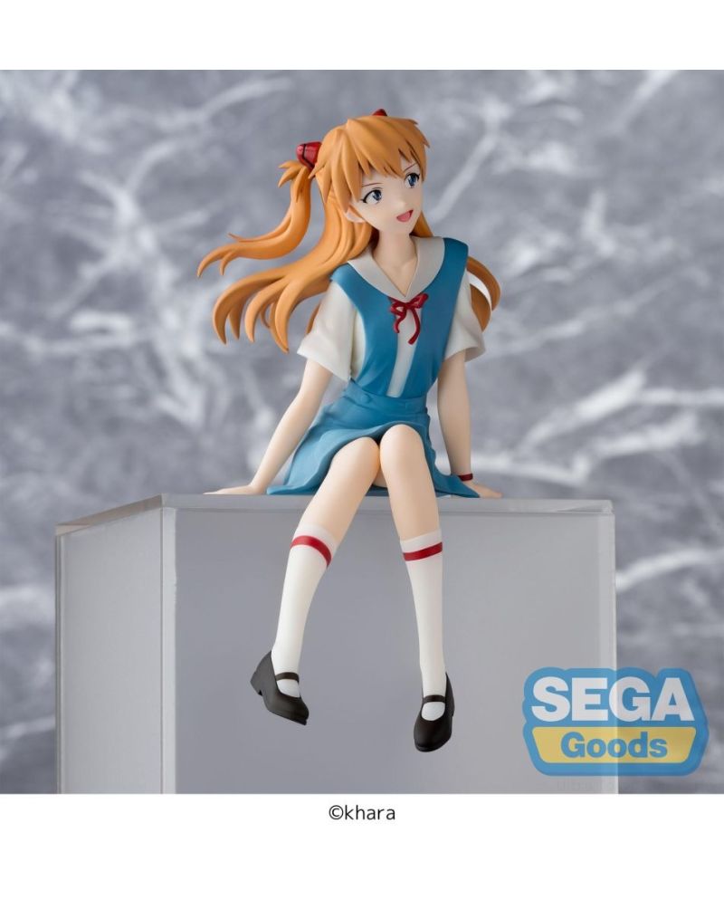 Figurine Asuka Evangelion New Theatrical Edition - Statue PM Perching 14cm vue de face