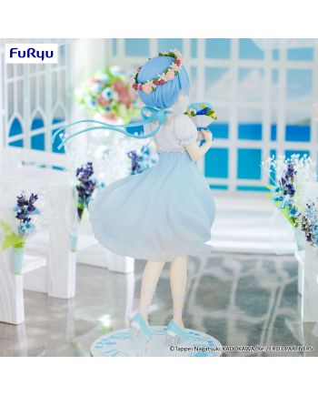 RE ZERO - Statuette Rem Bridesmaid Trio-Try-It 21cm - vue de profil
