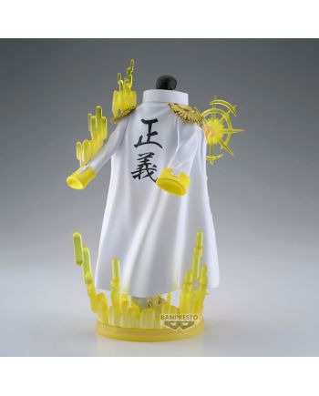 Figurine Borsalino One Piece The Shukko Logia 19cm par Banpresto - détail du socle