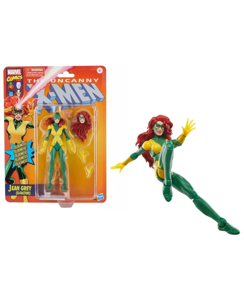 Figurine Jean Grey X-Factor Marvel Legends Series 15cm - vue de face