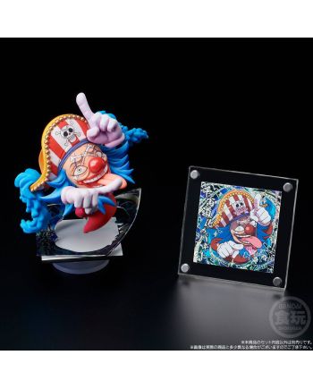 Figurine Buggy One Piece Niformation Tsukuru 10cm - packaging Banpresto
