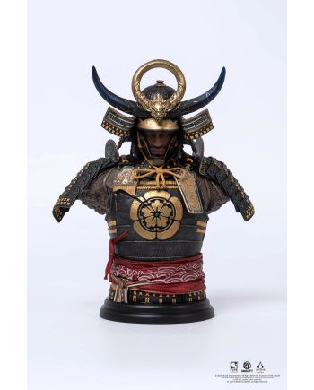 Buste Yasuke Assassin's Creed Shadows échelle 1/4 par PureArts, vue de face