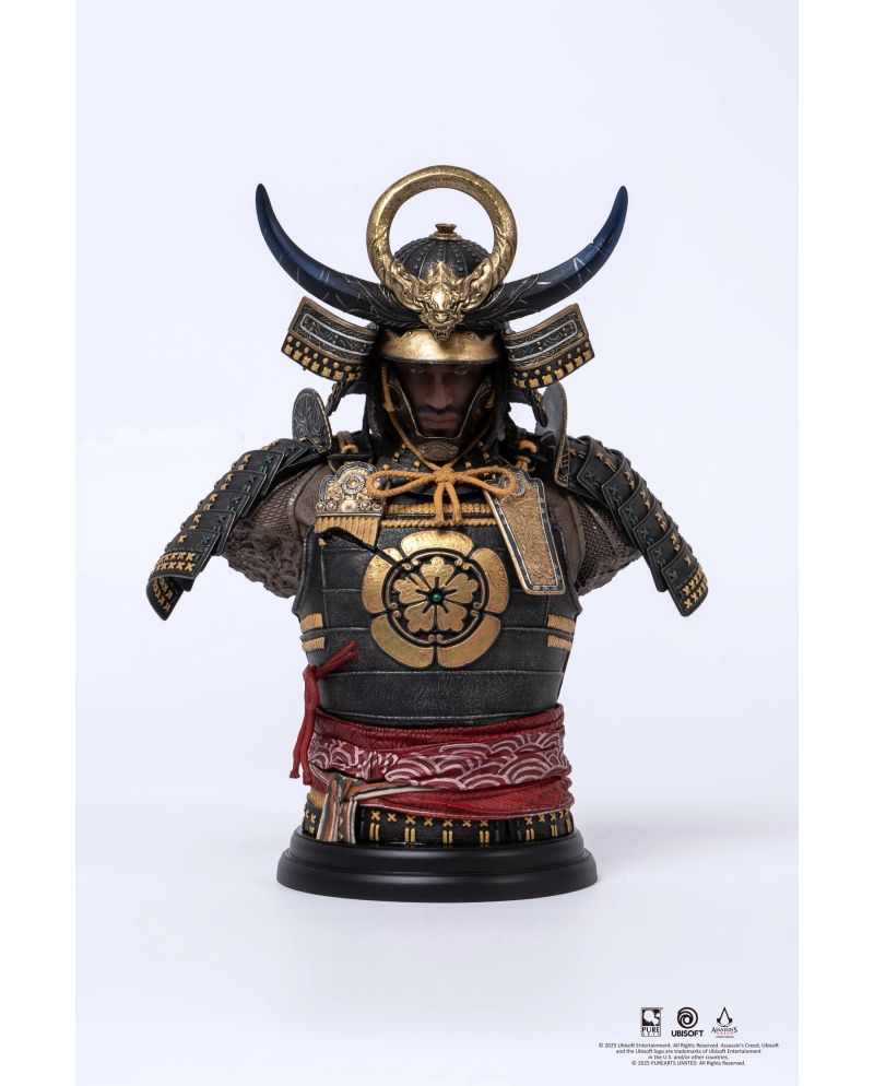 Buste Yasuke Assassin's Creed Shadows échelle 1/4 par PureArts, vue de face