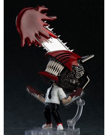 Détail du visage de la figurine Nendoroid Denji Chainsaw Man